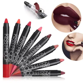 

Non-stick Cup Lipstick Waterproof And Sweat-proof Lipstick Makeup Comestics Tools Easy To Wear Whitening Lipstick Charming TSLM2