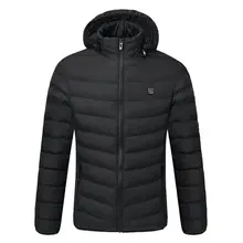 Электрическое теплое пальто с подогревом, USB безопасность, Интеллектуальный термостат, электрическое пальто, постоянная температура, зимнее теплое пальто