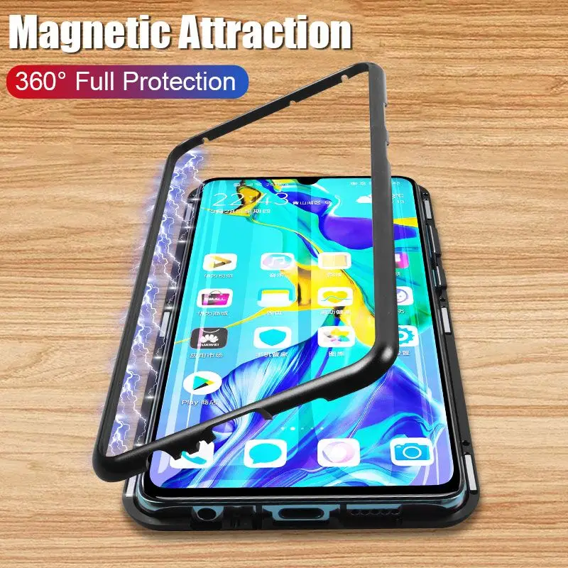 

Magnetic Adsorption Metal Phone Case For Huawei P20 P30 Lite Mate 20 10 Lite 20X Case For Huawei P20 P30 Pro P10 Mate 20 10 Case