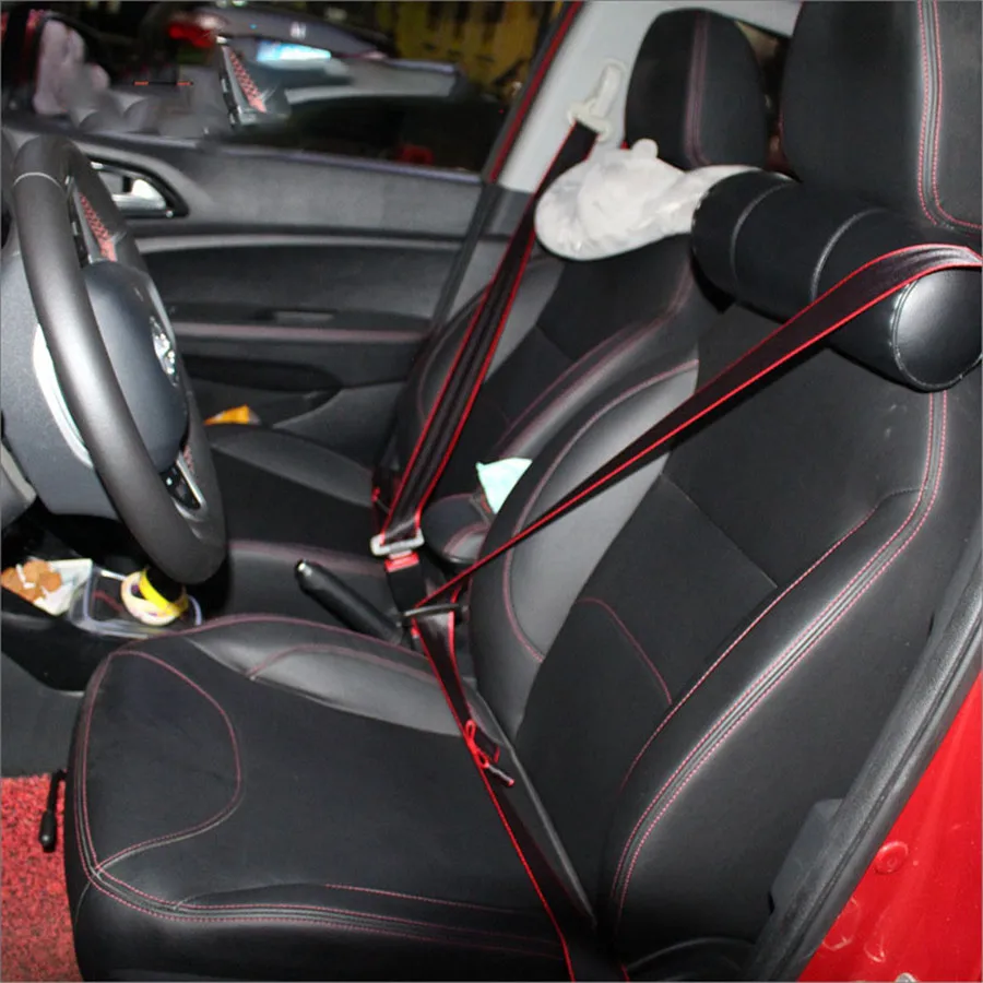 Car Seat Belt Racing Auto Safety bing Double Colors Black Red For