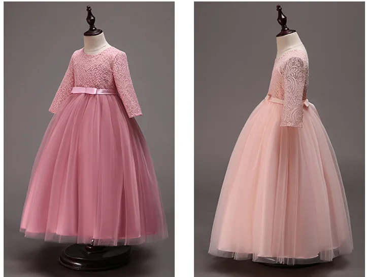 Коллекция года, новое Пышное Платье принцессы осенне-зимние модели, детское платье для подиума, шоу на фортепиано платье для девочек