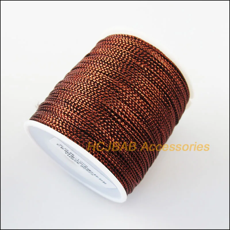 

100m/roll Brown Thread 1mm Beading Macrame String Knotting Cords