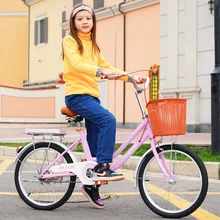 Wolface 20/24 polegada rosa crianças adulto bicicleta princesa crianças bicicletas meninas bicicleta pé break commuter ferramenta 2021 dropshipping