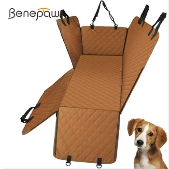 

Benepaw Durable Dog Car Seat Cover Anti-scratch Waterproof Vehicle Car Liner Hammock Nonslip Pet Mat Covert For Passenger Use