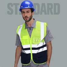 Предупреждение ющий строительный Безопасный Жилет для взрослых, светоотражающий рабочий водонепроницаемый сетчатый жилет для ночного бега, защитный велосипедный жилет