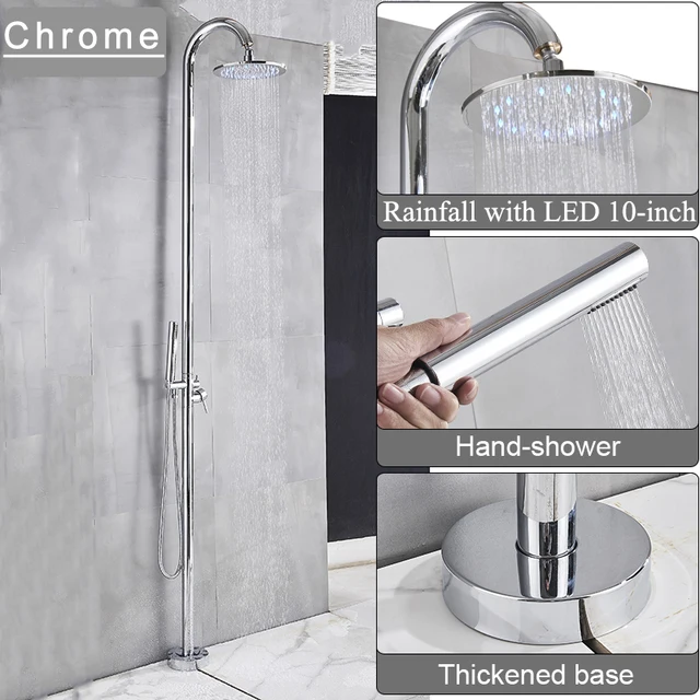 Chrome LED 10-inch