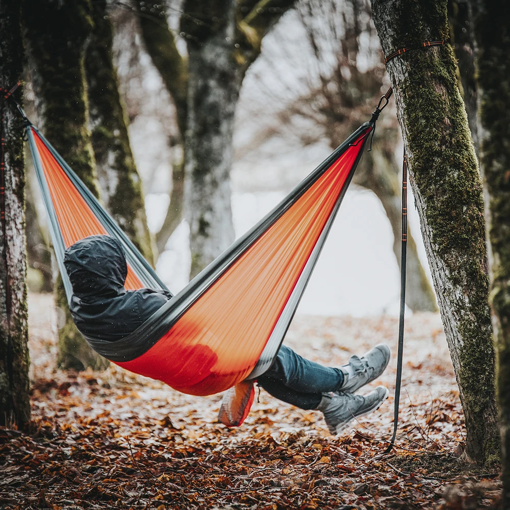 Portable Camping Parachute Hammock Survival Garden Outdoor Furniture Leisure Sleeping Travel Double Hanging Bed 270*140cm Portable Camping Parachute Hammock Survival Garden Outdoor Furniture Leisure Sleeping Travel Double Hanging Bed 270*140cm