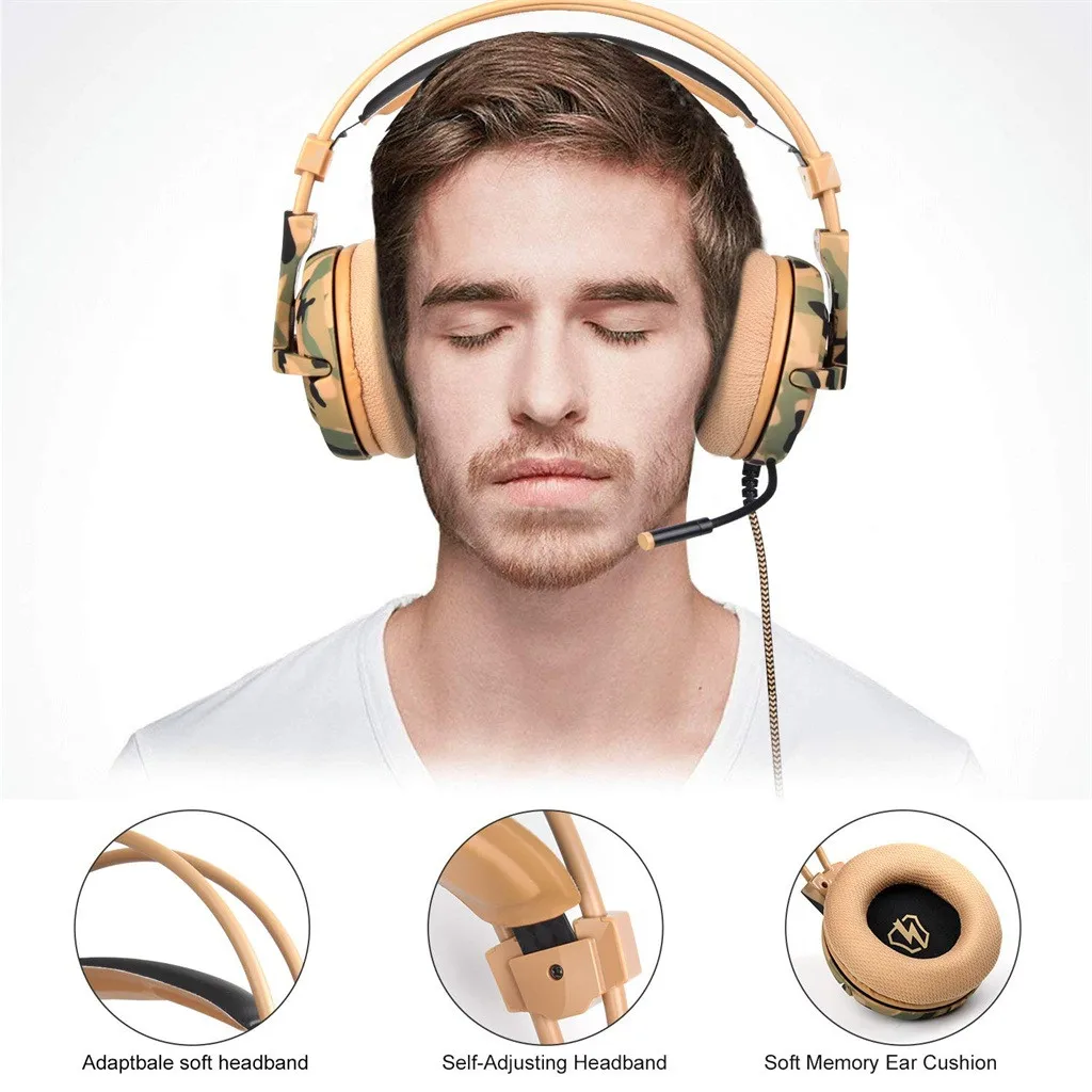 Проводные наушники с микрофоном наушники бас HiFi Звук музыкальные стереонаушники для ПК#2