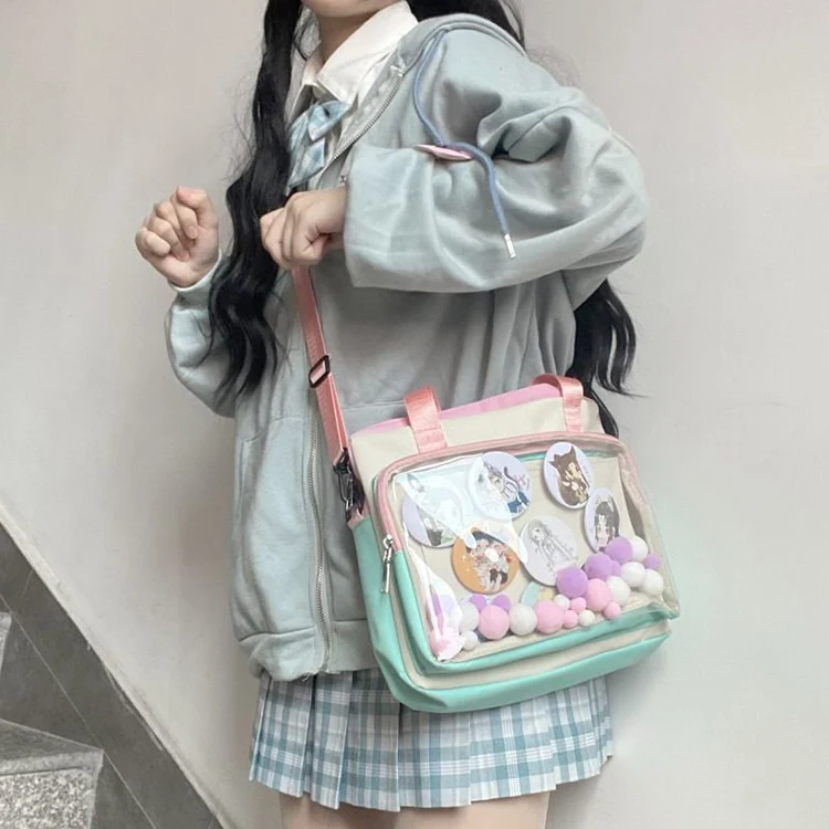 JK uniform shoulder bag Sexy Shoulder bag Cute handbags for women Teen Girls Shopper bag Handbag Japanese Ita Bag Women's bag