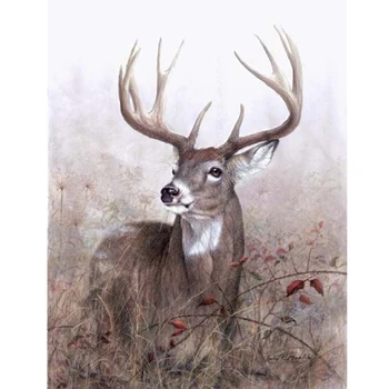 

DUTEY animal deer mosaic, DIY, 5D diamond painting, animal deer mosaic, handmade diamond cross stitch set, home decoration YYQ