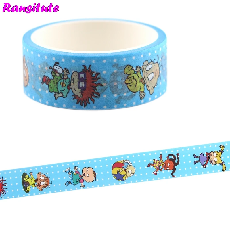 R710 мультяшная Милая Васи лента стикер сделай сам скрапбук декоративная для