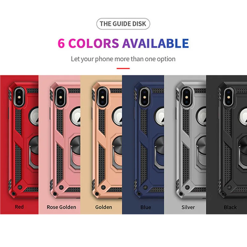 Противоударный армированный чехол для iPhone 11 Pro X XS Max XR магнитный держатель-подставка для телефона чехол s для iPhone 8 7 6 6s Plus