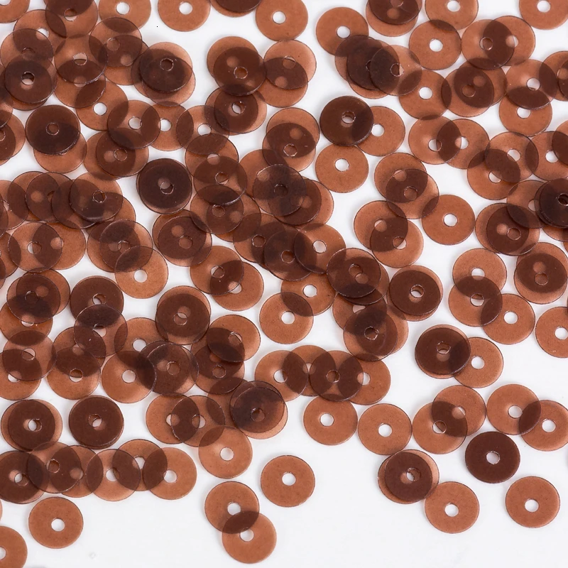 Taidian 4mm Sequins Paillette gitter 1mm hole Sewing handcraft on Garment WomenDress Decoration for handcraft 5gramsAbout750pcs - Цвет: 1804