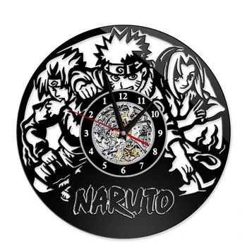 

Anime new NARTUO Uzumaki Naruto wall clock living room clock personality props cosplay accessories unisex
