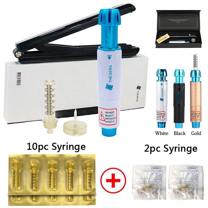 

Hyaluronic Acid Gun 0.5ml Atomizer Injection Pen no needle acid injection gun with syringe filling lifting atomizer anti-wrinkle