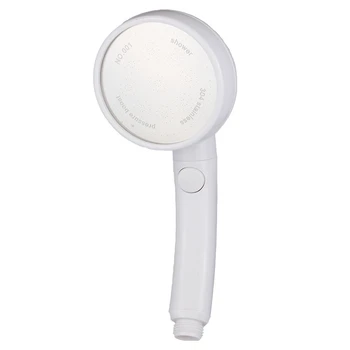 

Japanese Adjustable Saving Water Shower Head High Pressure ABS With Stop Switch Handheld SPA Shower Head
