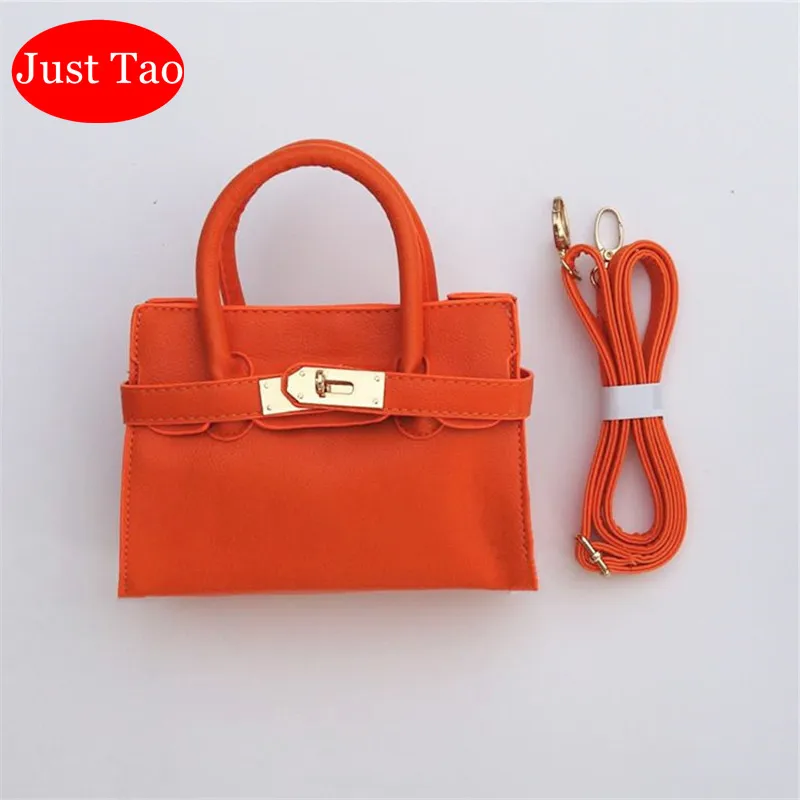 Просто Тао! Модные сумочки для маленьких девочек, детские мини сумки bb, детские модные брендовые сумочки для девочек, Мини кошельки для монет JT002 - Цвет: Orange