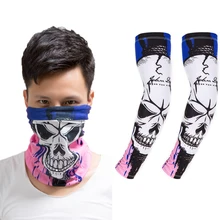 Унисекс, велосипедные грелки, велосипедные нарукавники, защитные нарукавники, рукава, маска для лица, набор Quickdry