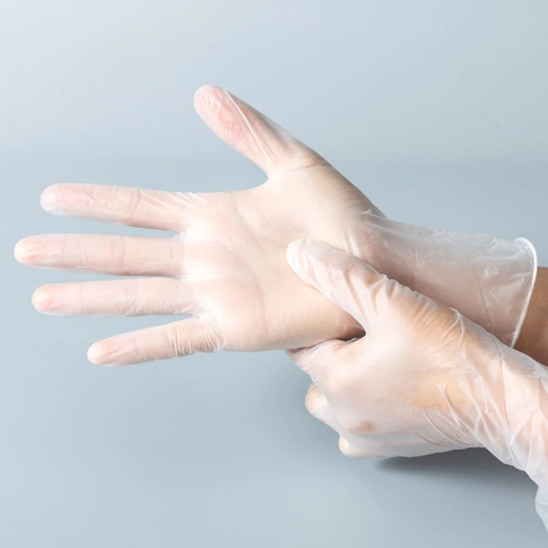 

100PCS Disposable Gloves Non-Slip Acid Alkali Laboratory Rubber Gloves Hand Mask Products