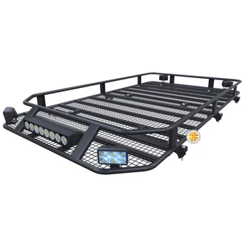 

Roof rack expedition on Nissan Pathfinder R51 with grid on rails car roof rack Rear trunk car trunk