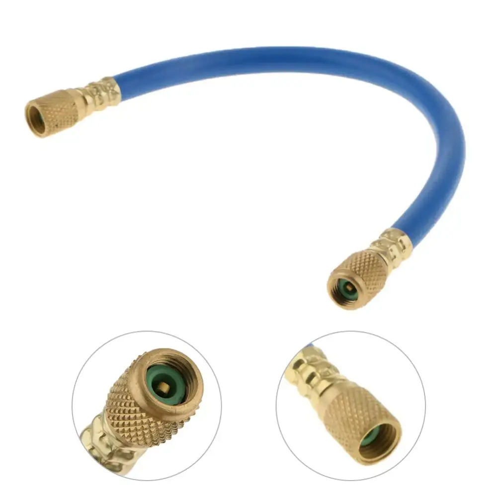 

60cm R134a Refrigerant Measuring Hose Gauge Fluoride Tool Kit Car R134a Air Conditioning Pipe Auto H25B1414FF 1 / 4SAE