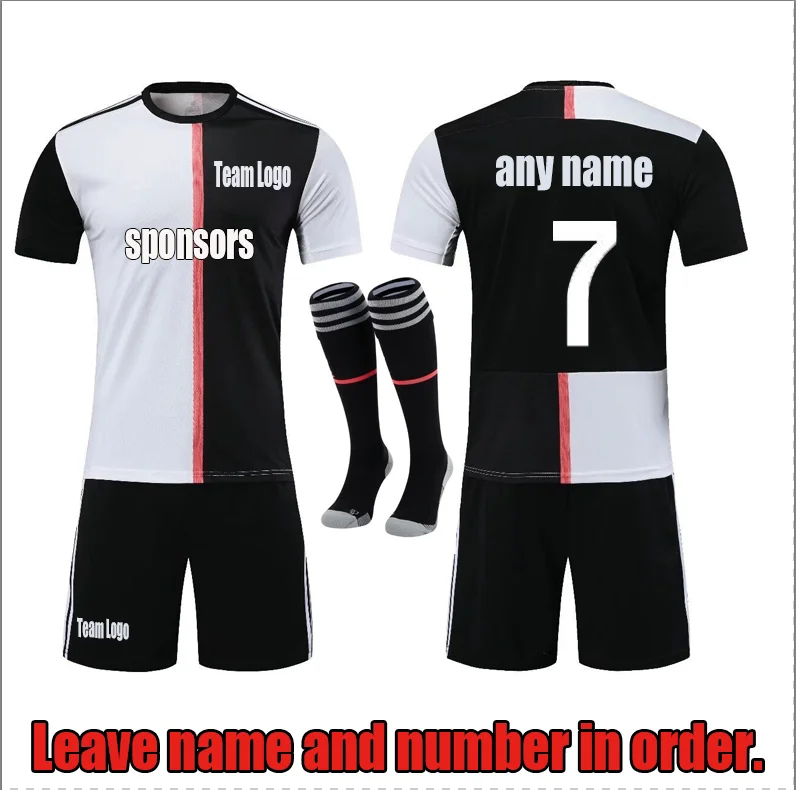 

2020 Ronaldo Football Kit Training Kit men's adult jerseys custom-made gifts for football fans