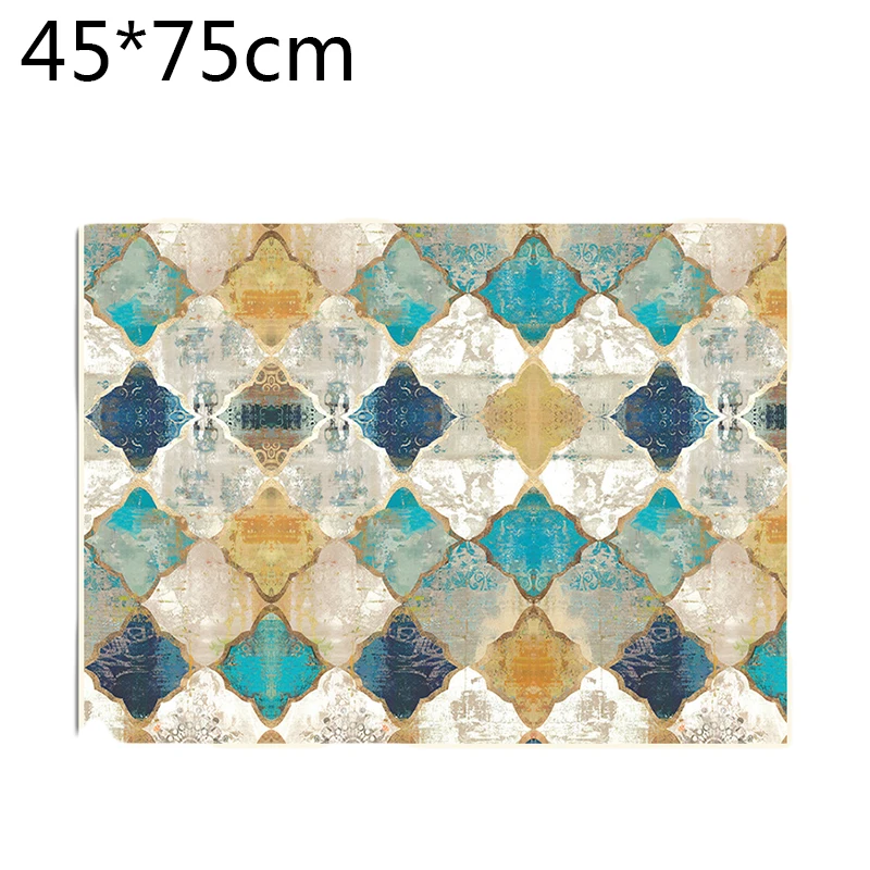 Ковер, ковер, нескользящий, полиэстер, для гостиной, спальни, украшение, винтажный, с геометрическим рисунком