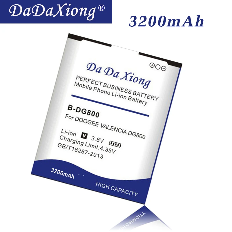 DaDaXiong оригинальный 3200mAh B-DG800 Аккумулятор для сотового телефона DOOGEE VALENCIA DG800 |