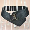Elastic Women's Wide Belt Fashion Cinch Belt Cummerbund Suitable For Dress Coat Metal Litchi Pattern Wide Waist Belts ► Photo 3/6