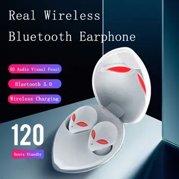 

T8 TWS creative alien intelligent wireless Bluetooth headset 5.0 dual ear charging bin sports headset 5-hour call gaming