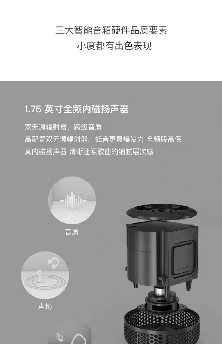 Xiaodu искусственные интеллектуальные динамики/Baidu AI голосовой помощник робот wifi беспроводной bluetooth домашний аудио