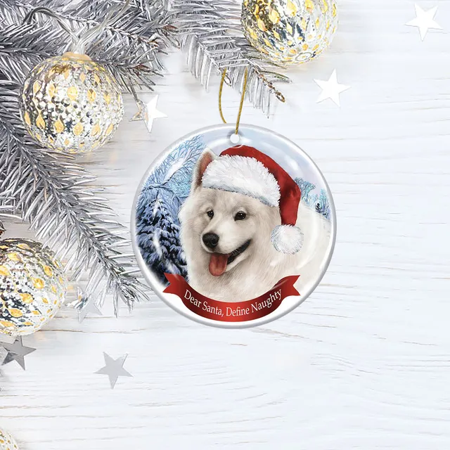 Dog Tree Pendants Merry Christmas  3