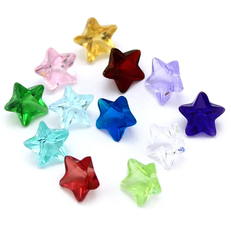 12 шт. Разноцветные Подвески 5 мм в форме сердца|mixed color|5mm charmfit mix |