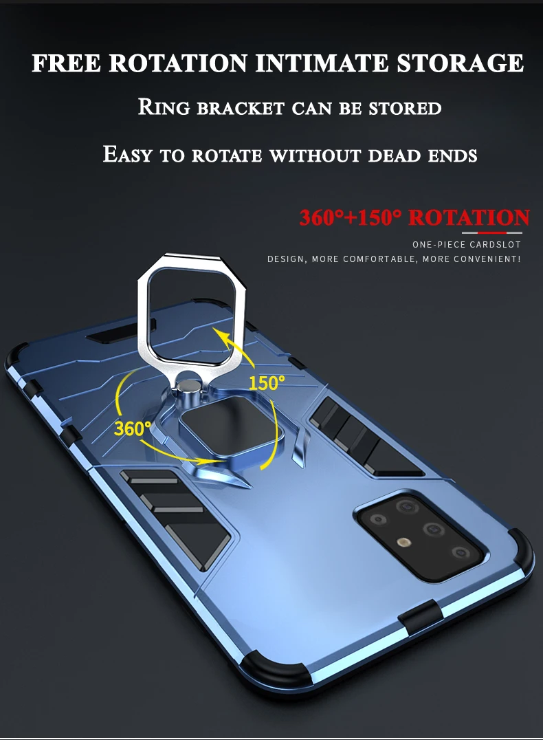 kawaii phone cases samsung Shockproof Armor Case For Samsung A51 A71 A31 A12 A32 A52 A72 Phone Cover for Galaxy S21 Ultra S20 FE S9 S10 Plus A50 A70 A21S samsung flip phone cute