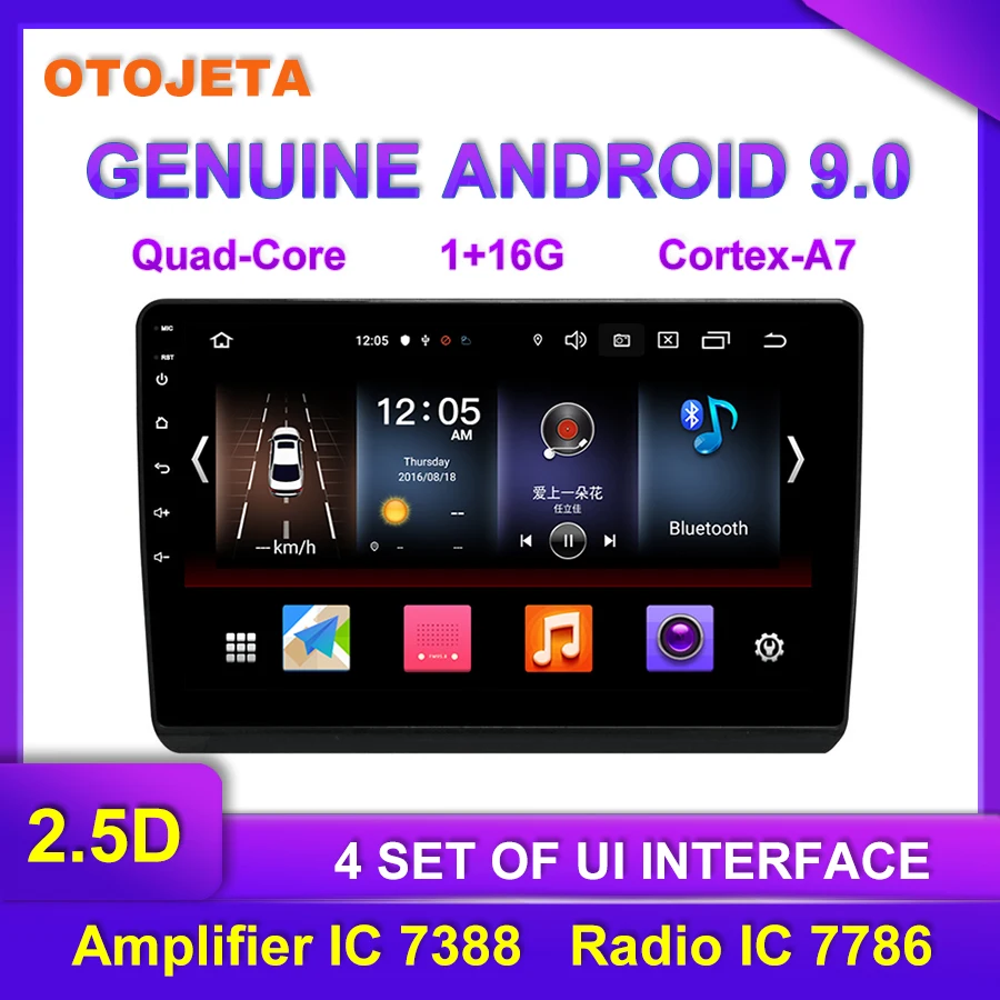 

Factory direct sale OTOJETA Android 9.0 Car Multimedia Radio For Honda URV 10.25" GPS SWC USB bluetooth Navigation tape recorder