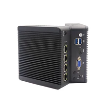 Roteador macio fanless intel celeron j3455 quad core mini pc com vga HD-MI 4 intel gigabit lan para pfsense firewall AES-NI