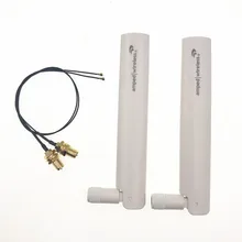 Двухдиапазонная Антенна IPEX MHF4 U.fl, 2 x 5dBi, Wi-Fi, для Intel 9560 9260 8265 8260 AX200 AX201 NGFF M.2, карта