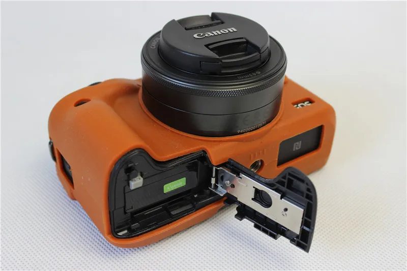 

2019 Camera bag Case For Canon EOS M3 Soft Silicone Body Cover Camera Protective Case 1pc