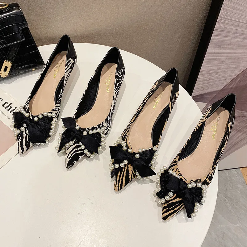 Pearl Sexy Heels for Women Elegant Party Evening Women Shoes Fashion Luxury Shoes for Women
