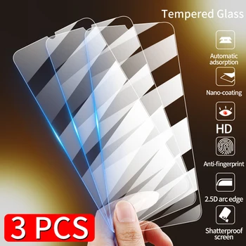 3pcs Screen Protector For Samsung Galaxy A51 A52 A72 A71 A50 A70 A21s A20e A31 A40 A32 A12 A11 S20 FE S21 Plus Tempered Glass 1