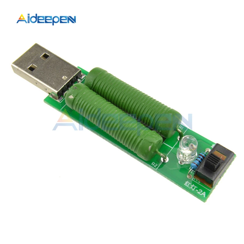5 в 1A/2A/3A USB резистор DC электронная нагрузка с переключателем Регулируемая 3 тока Емкость аккумулятора напряжение сопротивление разряда Тест