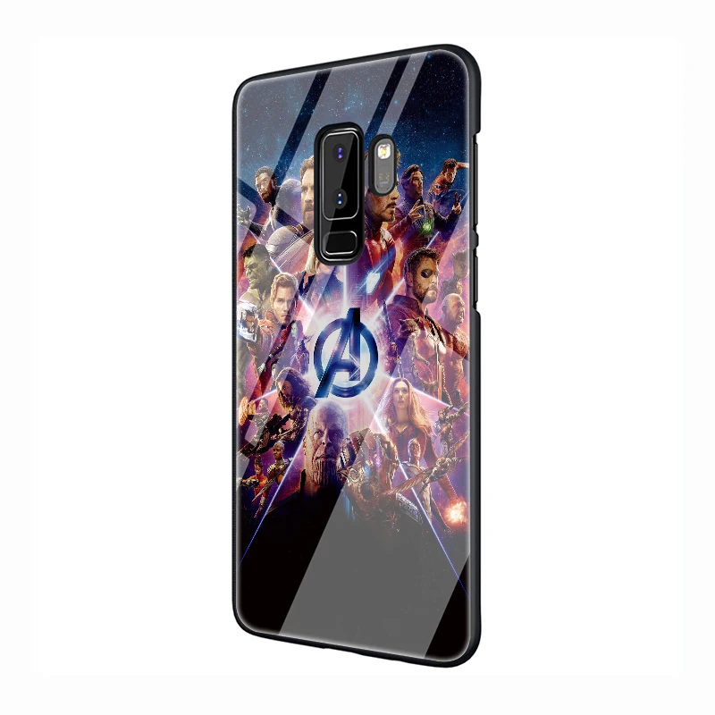 G11 Хранители с принтами "Marvel", "Мстители", закаленное Стекло чехол для телефона чехол для samsung S8 S9 S10 Note 8, 9, 10, плюс A10 20 30 40 50 60 70 - Цвет: G11