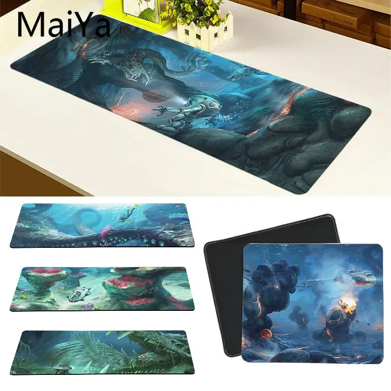 Высококачественный игровой офисный коврик для мыши Maiya Subnautica геймерский мягкий