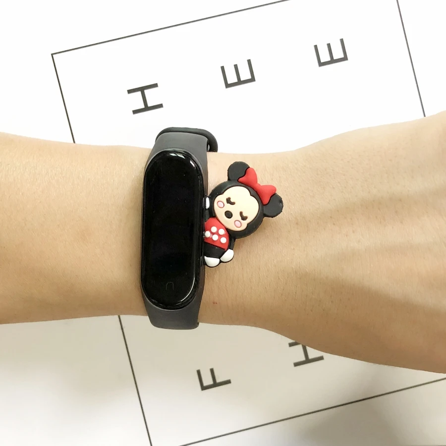 Для mi Band 4 ремешок милая игрушка силиконовый ремешок на запястье браслет для Xiaomi mi ремешок 3/4 сменный ремешок для mi Band 3 аксессуары для браслетов