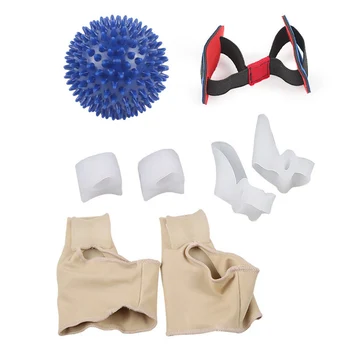 

8pcs/set Toe Separator Hallux Valgus Corrector Big Toe Straightener Bunion Corrector Relief Protector Foot Care Tools