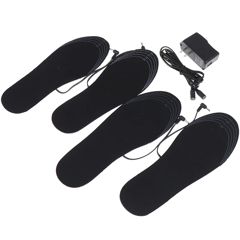 1 пара USB Обогреваемые стельки для обуви ножной согревающий конверт обогреватель для ног носок коврик зима Спорт на открытом воздухе отопление стельки зима теплая