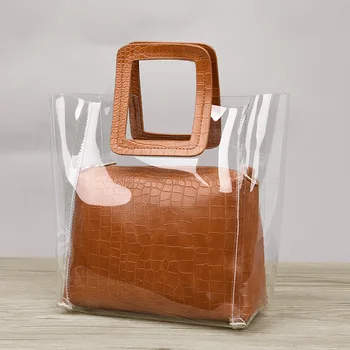 

2020 New Jelly Bag Shoulder Bag Messenger Bag Fashion Female Bag Transparent Jelly Bag Korean Bag