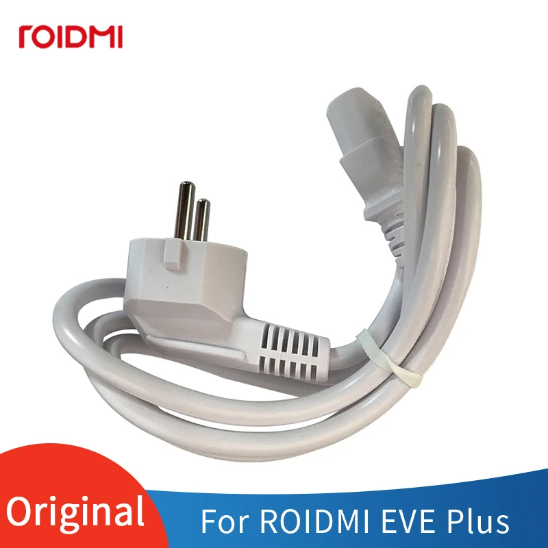 

Зарядный кабель ROIDMI EVE Plus Robot Запчасти для пылесоса, белый, с европейской вилкой