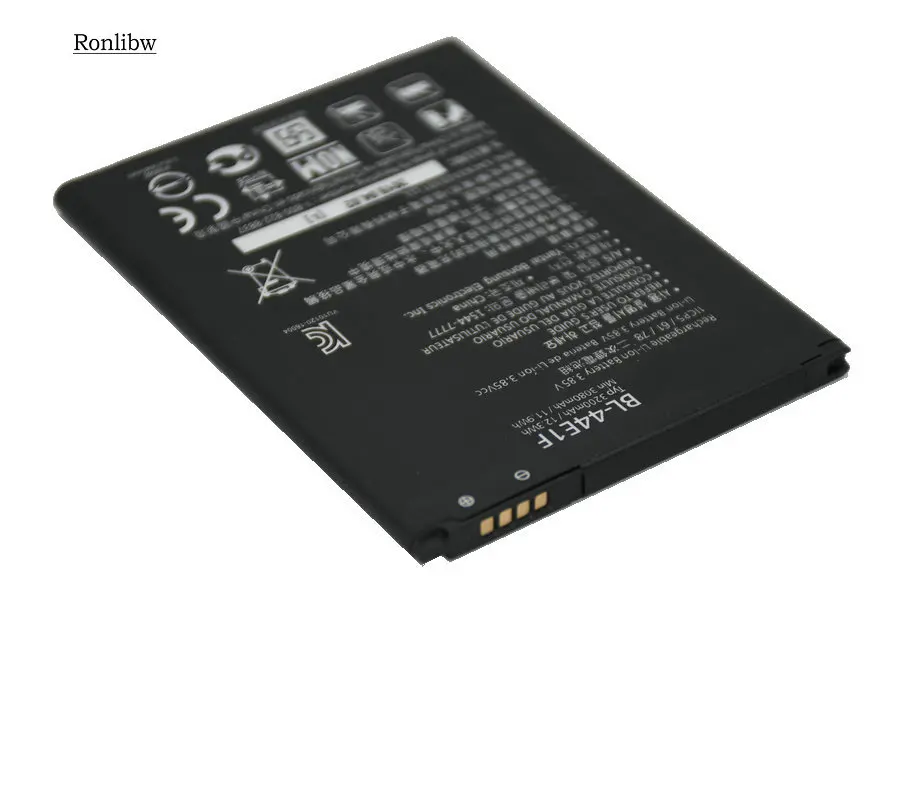 Сменный аккумулятор Ronlibw 3200 мАч для LG V20 BL44E1F F800 H918 VS995 US996 LS997 H990DS H910