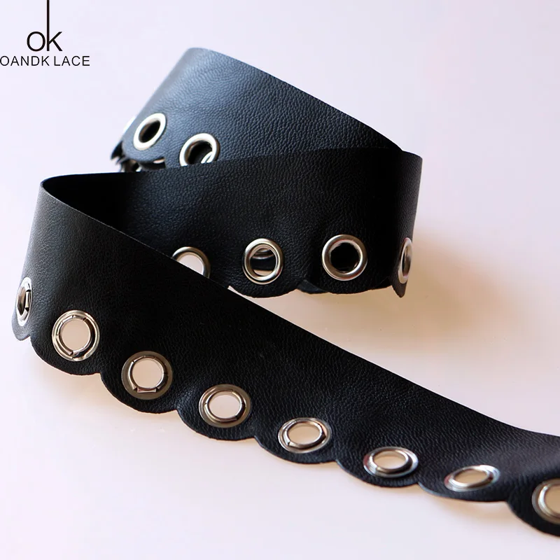PU Composite Molding Rivet Eyelet Decoration 1 yard pu decoration